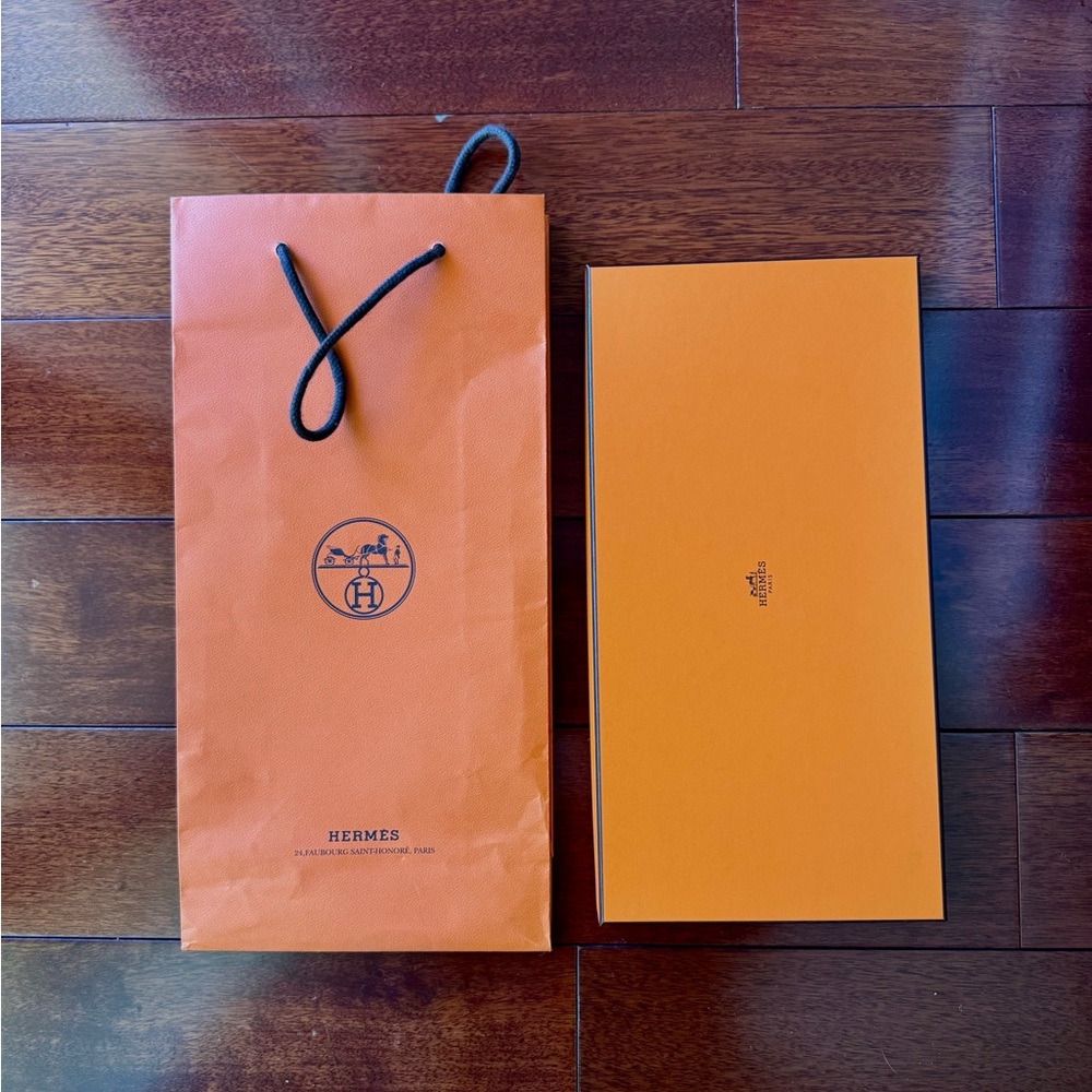 Hermès Scarf Orange Box